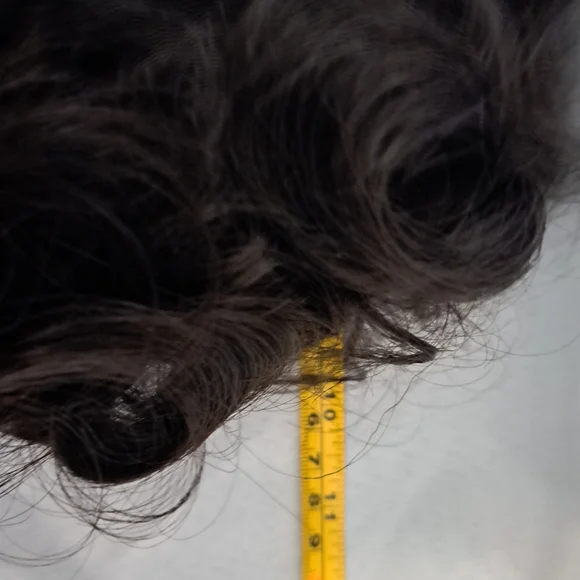 Black Vintage Finger Wave Wig - Picture 8 of 8